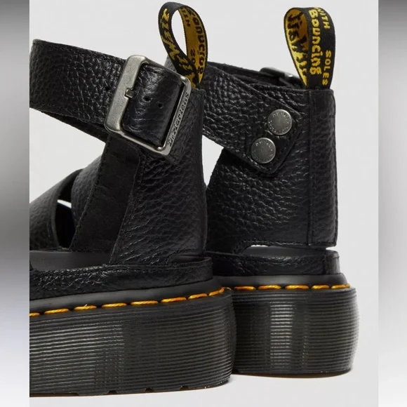 Dr. Martens CLARISSA II WOMEN'S LEATHER PLATFORM SANDALS - Picture 3 of 9